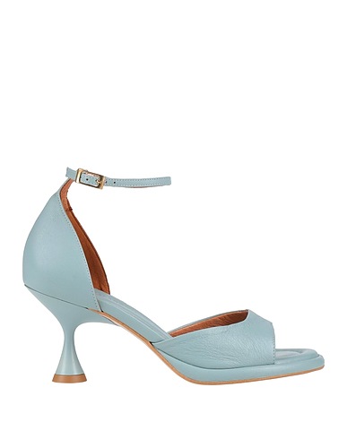ÁNGEL ALARCÓN Sandals Sky blue Leather