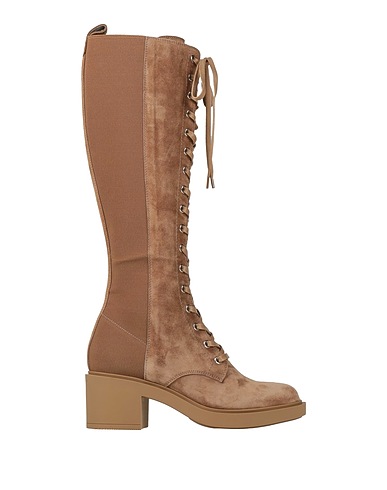 GIANVITO ROSSI Stiefel Beige Leder