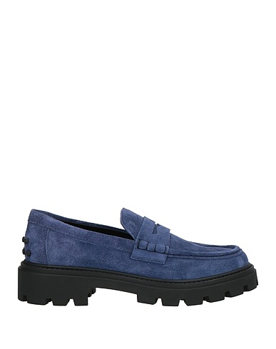 TOD'S Loafers Blue Leather