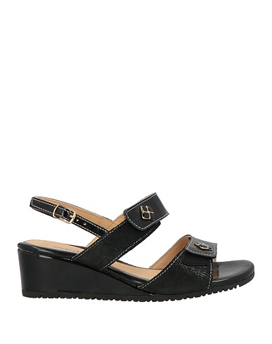 MELLUSO Sandals Black Leather