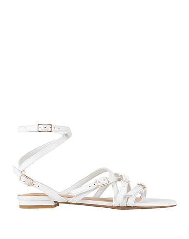GUESS Sandals White Leather