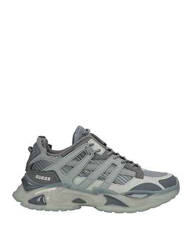 GUESS Sneakers Grey Textile fibers, Synthetisches Material