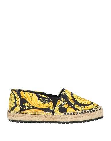 VERSACE YOUNG Espadrilles Schwarz Gewebefasern