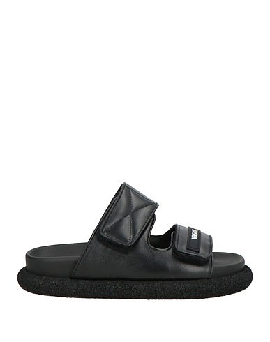 VERSACE YOUNG Sandals Black Calfskin