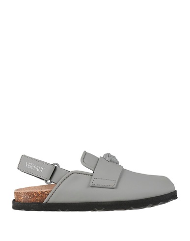 VERSACE YOUNG Sandals Grey Textile fibers