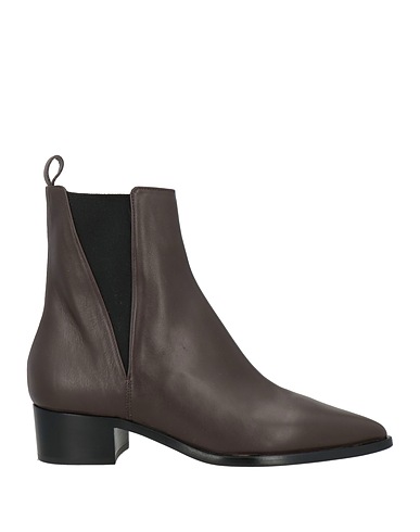 POMME D'OR Ankle boot Dark brown Leather