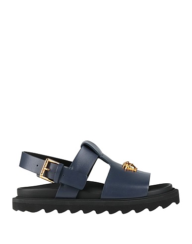 VERSACE YOUNG Sandalen Marineblau Kalbsleder