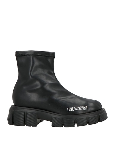 LOVE MOSCHINO Ankle boot Black Synthetisches Material