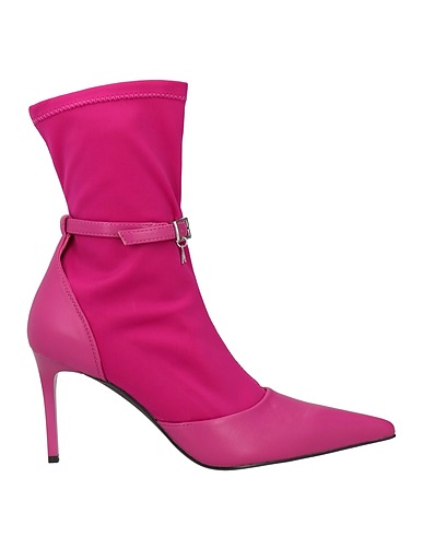 ACTITUDE by TWINSET Stivaletti Fucsia Fibre tessili, Materiale sintetico