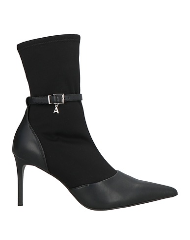 ACTITUDE by TWINSET Ankle boot Black Textile fibres, Synthetisches Material