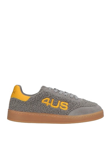 PACIOTTI 4US Sneakers Grey Leather, Synthetisches Material