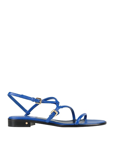 LAURENCE DACADE Sandals Bright blue Leather
