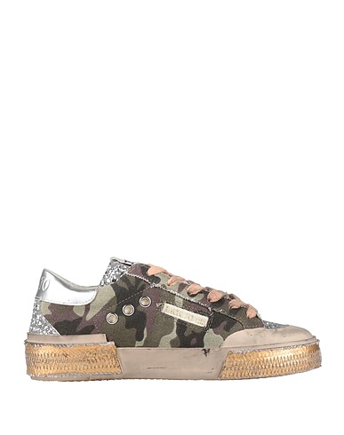 BACK 70 Sneakers Military green Textile fibres