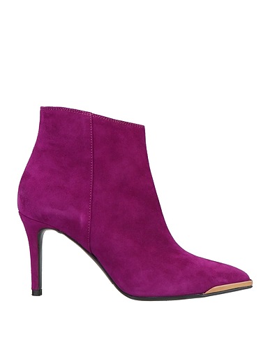 ALBANO Ankle boot Plum Leather