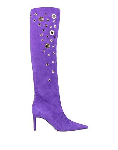 PINKO Stiefel Dunkelviolett Leder