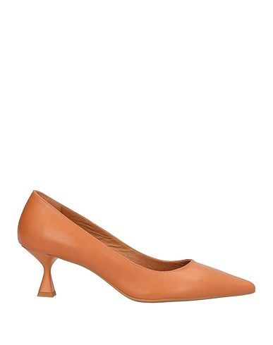 JUST FRIENDS Pump Camel Leather