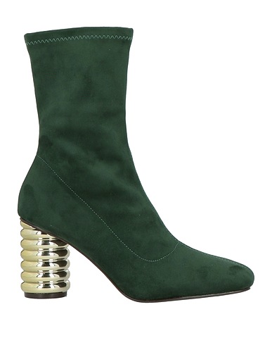 MENBUR Ankle boot Dark green Textile fibers