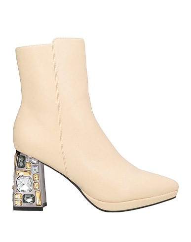 MENBUR Stivaletti Avorio Fibre tessili