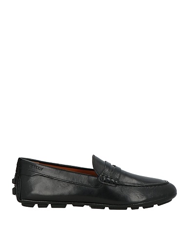 BALLY Loafers Black Leather