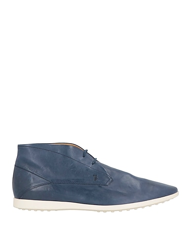 TOD'S Ankle boot Navy blue Leather