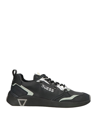 GUESS Sneakers Black Leather, Synthetisches Material