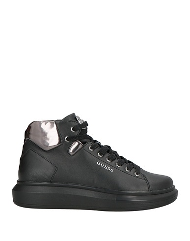 GUESS Sneakers Black Leather, Synthetisches Material