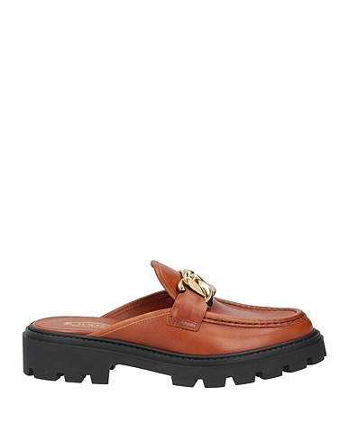TOD'S Mules and clogs Brown Leather