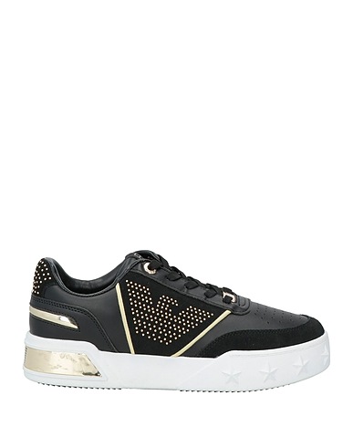 EA7 Sneakers Black Synthetisches Material, Leather