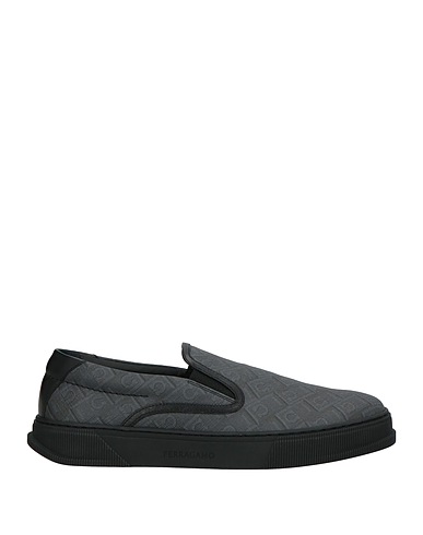FERRAGAMO Sneakers Charcoal Textile fibres