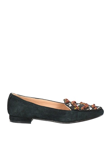 MALÌPARMI Ballet flats Black Textile fibres