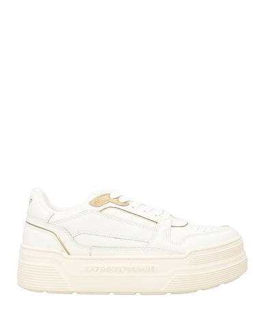 EA7 Sneakers BIANCO Leather, Textile fibres, Rubber