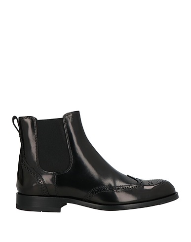 TOD'S Stiefelette Schwarz Leder