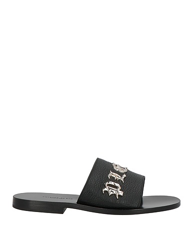 PHILIPP PLEIN Sandals Black Leather