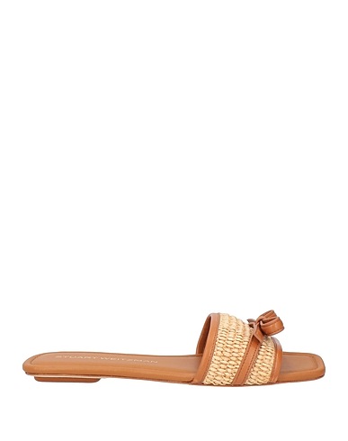 STUART WEITZMAN Sandales Cuir, Raphia naturel