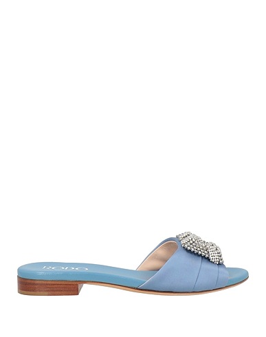 RODO Sandals Light blue Textile fibres