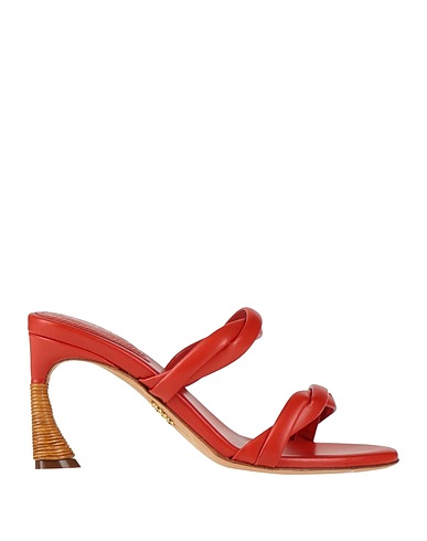 RODO Sandals Tomato red Calfskin