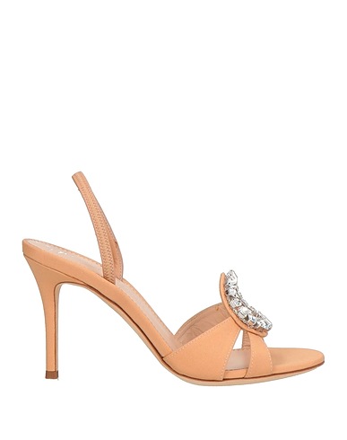 GIUSEPPE ZANOTTI Sandals Sand Textile fibers
