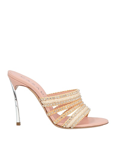 CASADEI Sandals Beige Textile fibres