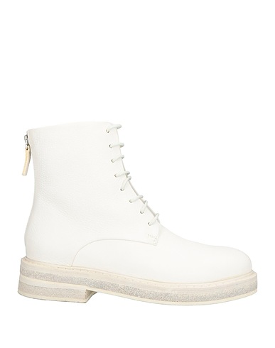 MARSÈLL Stiefelette Weiß Leder