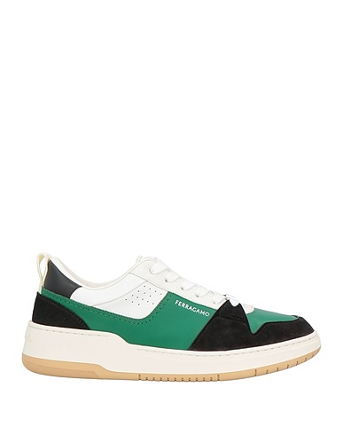 FERRAGAMO Sneakers Green Leather