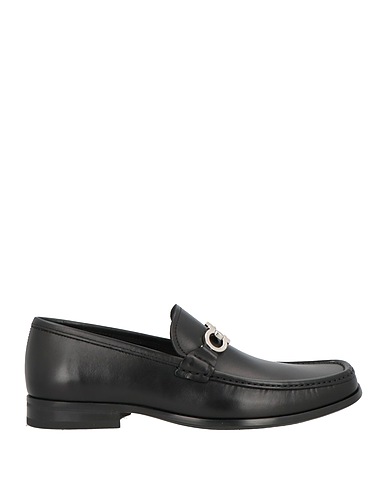 FERRAGAMO Loafers Black Calfskin
