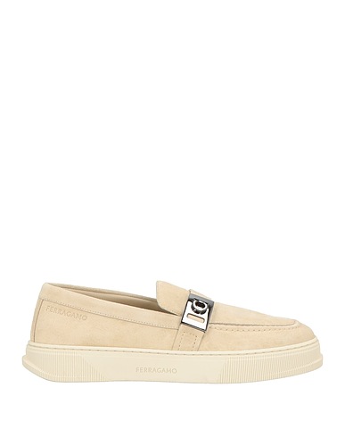 FERRAGAMO Loafers Beige Calfskin
