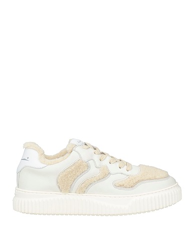 VOILE BLANCHE Sneakers White Calfskin, Textile fibers