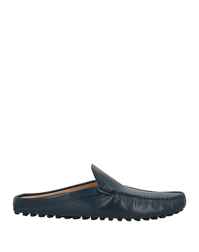 TOD'S Mules and clogs Midnight blue Leather