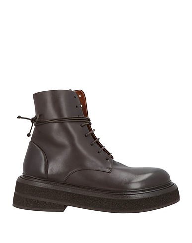 MARSÈLL Ankle boot Dark brown Leather