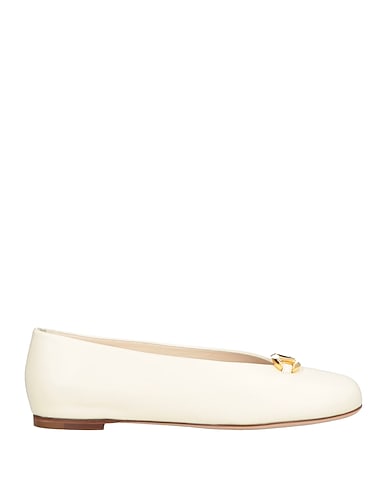 VALENTINO GARAVANI Ballet flats Ivory Leather