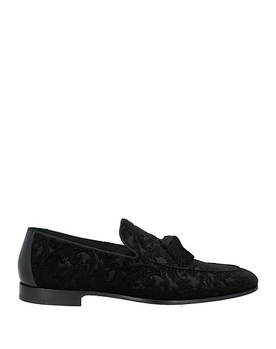MAGNANNI Loafers Black Textile fibers