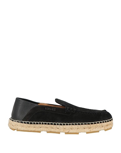 VERSACE Espadrilles Black Calfskin