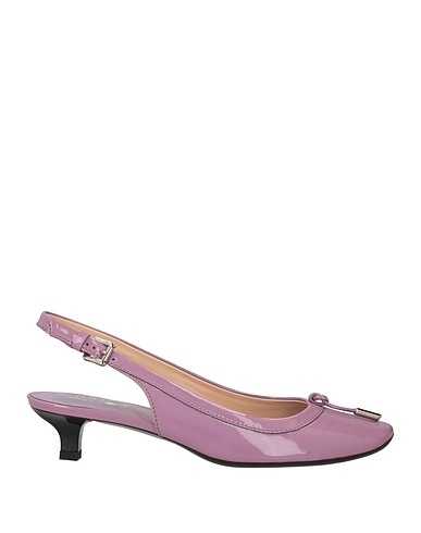 TOD'S Γόβα Βιολετί Δέρμα