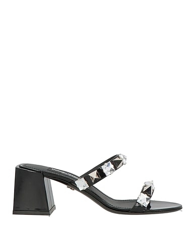 DOLCE&GABBANA Sandals Black Calfskin